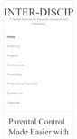 Mobile Screenshot of inter-disciplinary.net